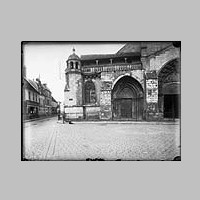 Provins, Saint Ayoul,  ouest,  photo Deneux, Henri (Collection),  culture.gouv.jpg